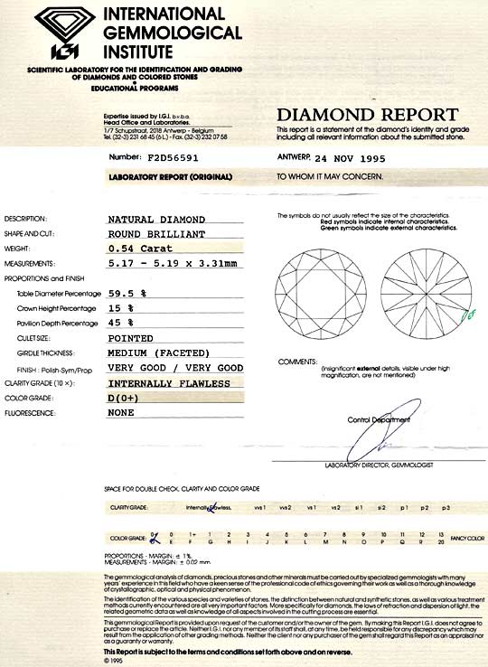 Foto 9 - Der Beste Diamant 0,54ct Brillant IGI Lupenrein River D, D5175