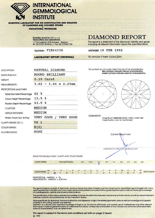 Foto 9 - Diamant 0,19 ct Brillant IGI River Hochfeines Weiss VS1, D6338